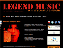 Tablet Screenshot of legendmusic.net